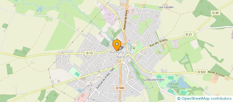 localisation de l'entreprise MONSIEUR GERARD DESFOSSES  AUBIGNY-SUR-NERE