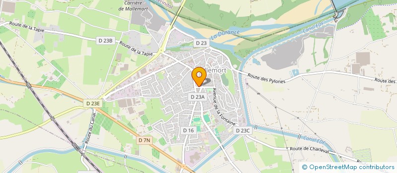 localisation de l'entreprise MONSIEUR GERARD DESIAGE à MALLEMORT