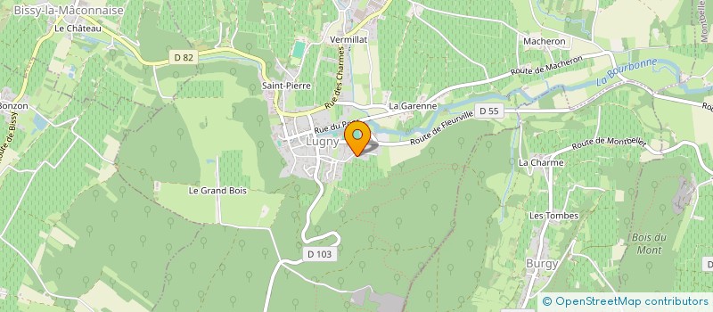 localisation de l'entreprise MONSIEUR GERARD DESMAIZIERES à LUGNY