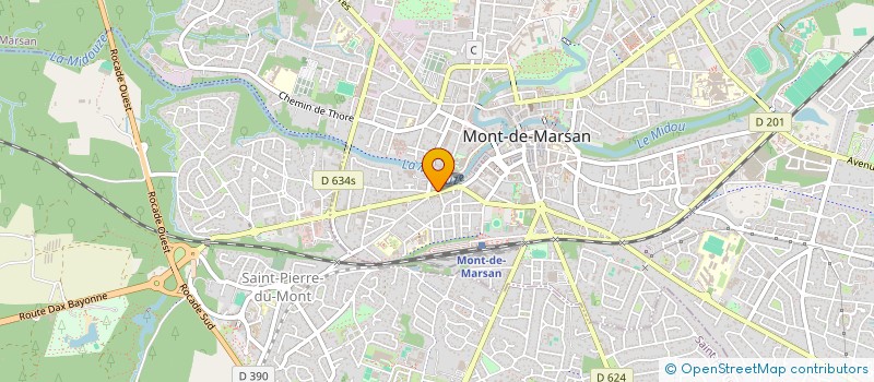 localisation de l'entreprise MONSIEUR GERARD DESPUJOULETS  MONT-DE-MARSAN