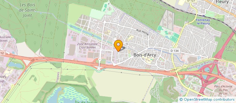 localisation de l'entreprise MONSIEUR GERARD DESRUE  BOIS-D'ARCY