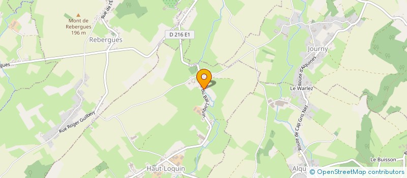 localisation de l'entreprise MONSIEUR GERARD DETOUT  HAUT-LOQUIN