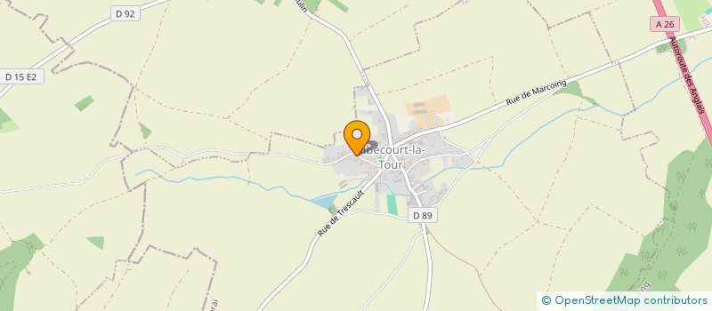 localisation de l'entreprise MONSIEUR GERARD DEVAUX à RIBECOURT-LA-TOUR