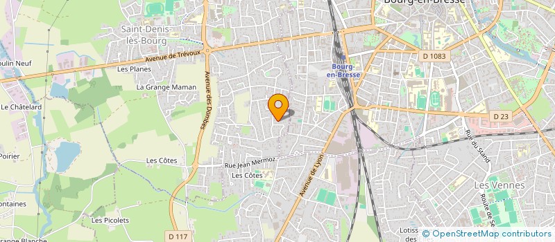 localisation de l'entreprise MONSIEUR GERARD DEVOS à SAINT-DENIS-LES-BOURG