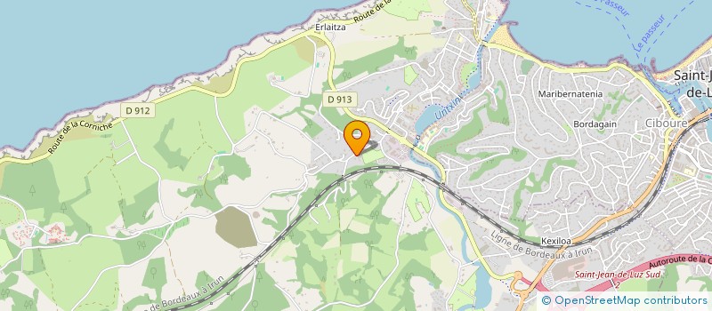 localisation de l'entreprise MONSIEUR GERARD DEVOTO à URRUGNE