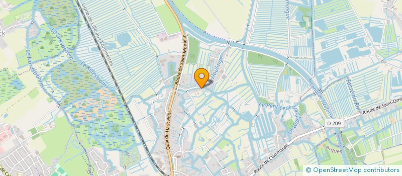 localisation de l'entreprise MONSIEUR GERARD DEVULDER  SAINT-OMER