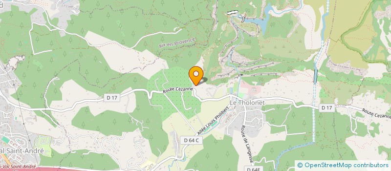 localisation de l'entreprise MONSIEUR GERARD DEWINTER  LE THOLONET