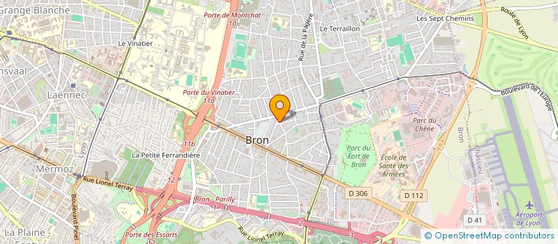 localisation de l'entreprise MONSIEUR GERARD DIDIER  BRON