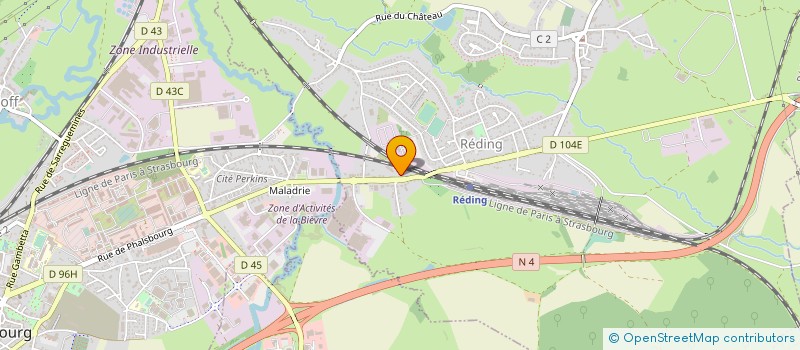 localisation de l'entreprise MONSIEUR GERARD DIDON  REDING