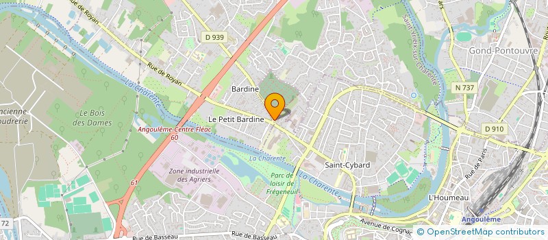 localisation de l'entreprise MONSIEUR GERARD DIDULE à ANGOULEME