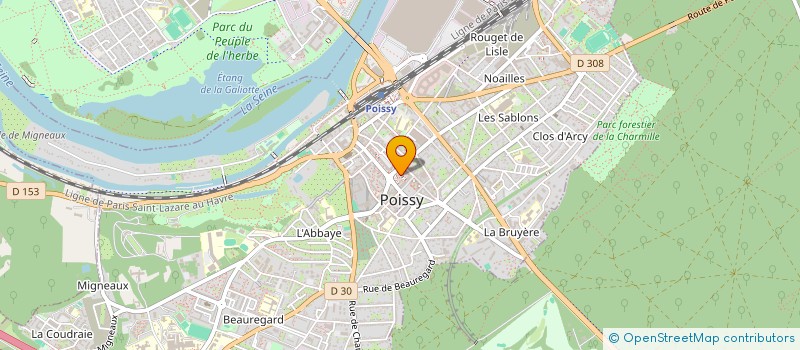 localisation de l'entreprise MONSIEUR GERARD DIJOUD à POISSY
