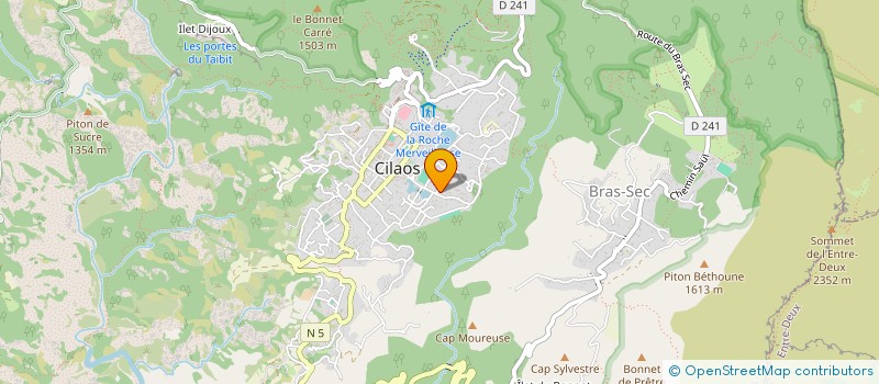 localisation de l'entreprise MONSIEUR GERARD DIJOUX à CILAOS