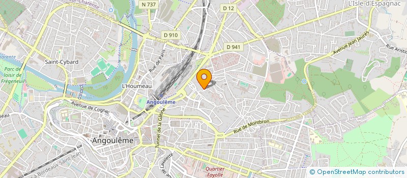 localisation de l'entreprise MONSIEUR GERARD DIVERNET à ANGOULEME