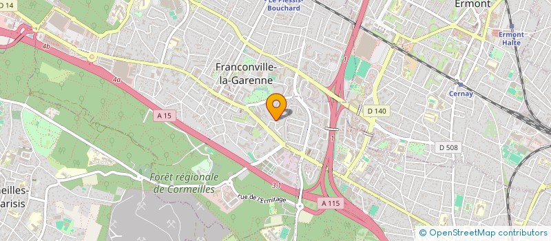 localisation de l'entreprise MONSIEUR GERARD DIVET  FRANCONVILLE