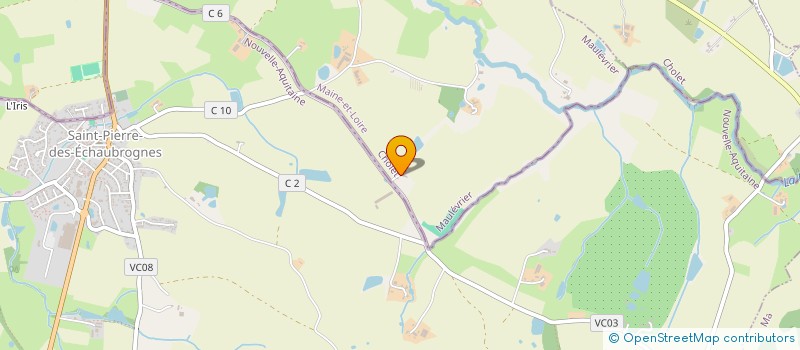 localisation de l'entreprise MONSIEUR GERARD DIXNEUF  MAULEVRIER