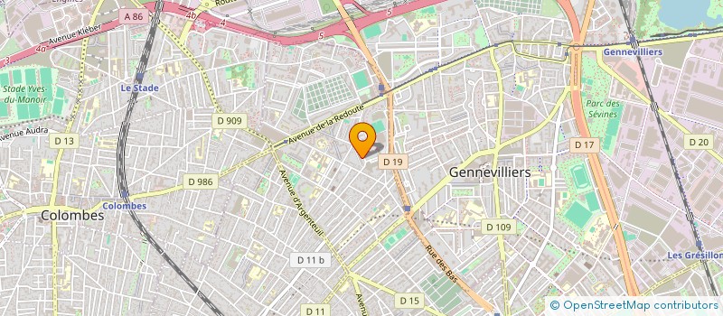 localisation de l'entreprise MONSIEUR GERARD DJEBARI  ASNIERES-SUR-SEINE