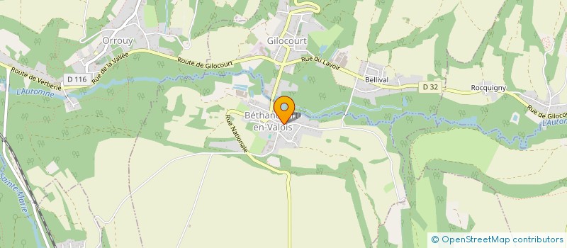 localisation de l'entreprise MONSIEUR GERARD DOIN  BETHANCOURT-EN-VALOIS