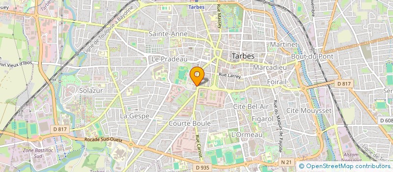 localisation de l'entreprise MONSIEUR GERARD DOLEAC à TARBES