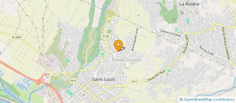 localisation de l'entreprise MONSIEUR GERARD DORESSAMY TAYLLAMIN à SAINT-LOUIS