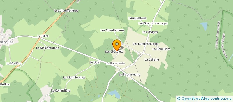 localisation de l'entreprise MONSIEUR GERARD DOREY à L'HOME-CHAMONDOT