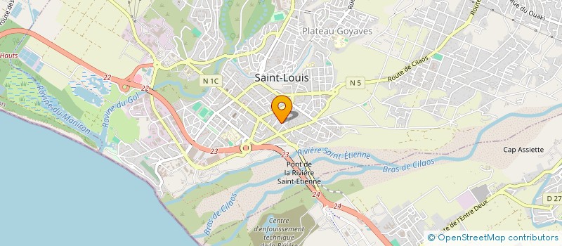 localisation de l'entreprise MONSIEUR GERARD DORSEUIL à SAINT-LOUIS