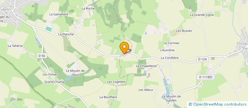 localisation de l'entreprise MONSIEUR GERARD DOUILLET  GESNES LE GANDELIN