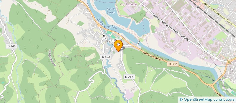 localisation de l'entreprise MONSIEUR GERARD DOUSSE  LAROIN