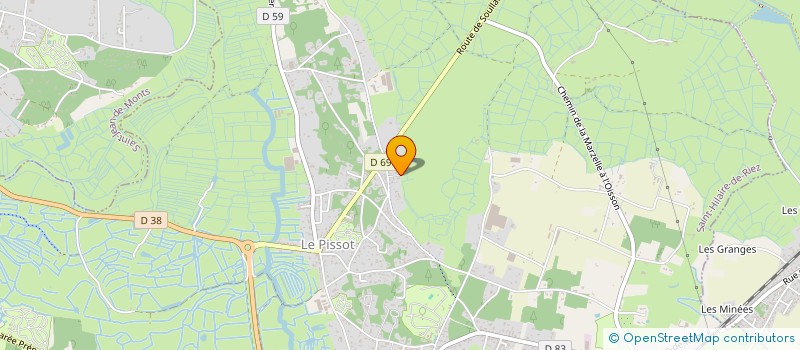 localisation de l'entreprise MONSIEUR GERARD DOUX  SAINT-HILAIRE-DE-RIEZ