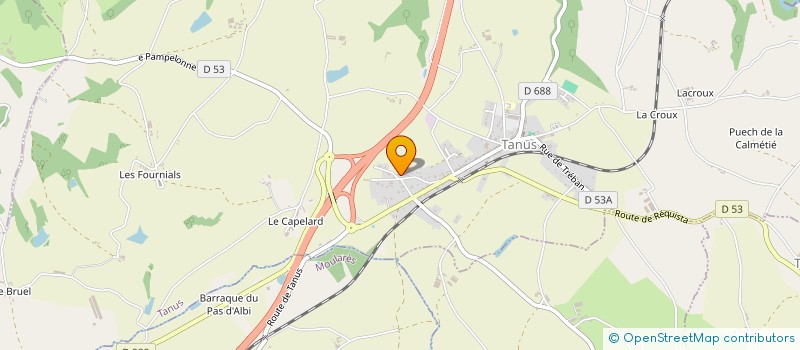 localisation de l'entreprise MONSIEUR GERARD DOUZIECH  TANUS