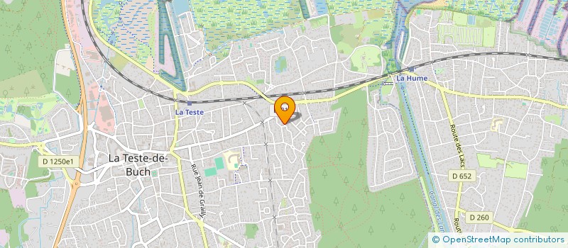 localisation de l'entreprise MONSIEUR GERARD DOYEN  LA TESTE-DE-BUCH