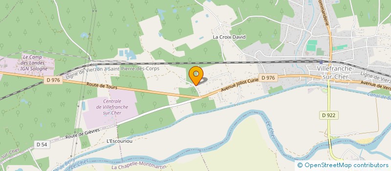 localisation de l'entreprise MONSIEUR GERARD DREUX  VILLEFRANCHE-SUR-CHER