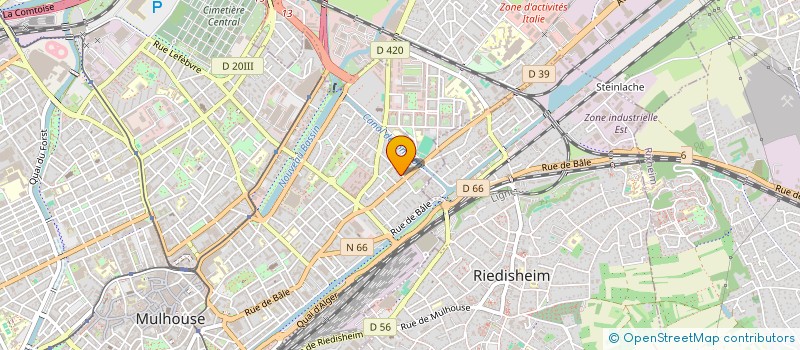 localisation de l'entreprise MONSIEUR GERARD DUBAIL  MULHOUSE