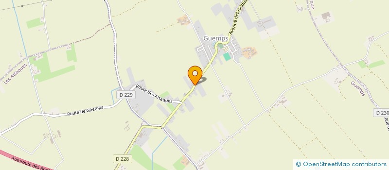 localisation de l'entreprise MONSIEUR GERARD DUBART  GUEMPS