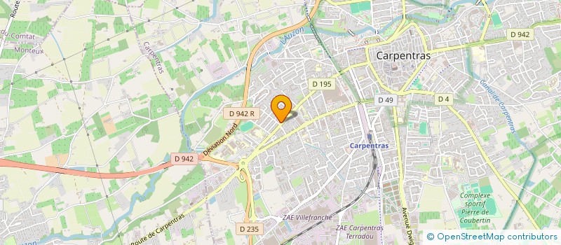 localisation de l'entreprise MONSIEUR GERARD DUBLE à CARPENTRAS