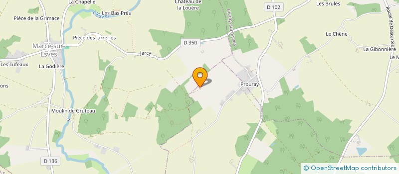 localisation de l'entreprise MONSIEUR GERARD DUBOIS  MARCE-SUR-ESVES