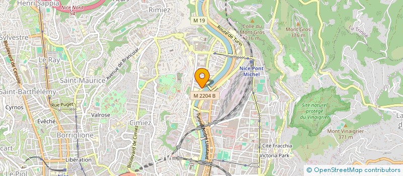 localisation de l'entreprise MONSIEUR GERARD DUBOIS à NICE