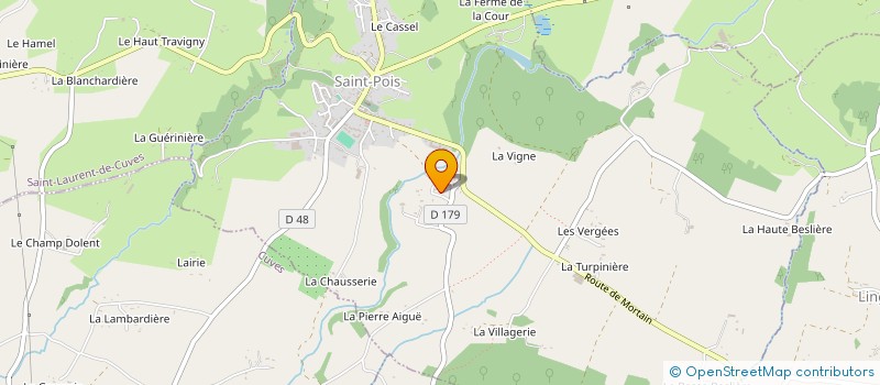 localisation de l'entreprise MONSIEUR GERARD DUBOURG  SAINT-POIS