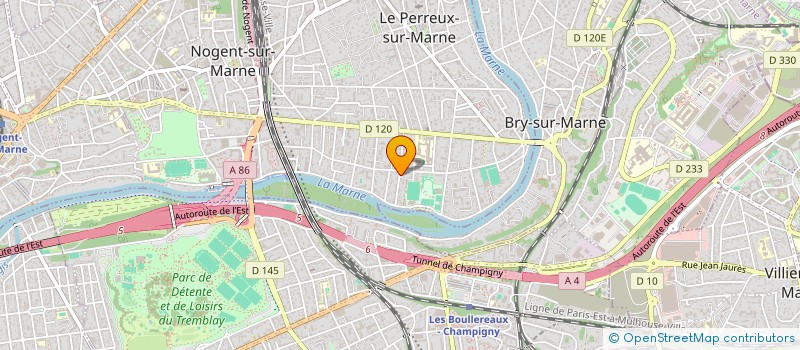 localisation de l'entreprise MONSIEUR GERARD DUBUC  LE PERREUX-SUR-MARNE