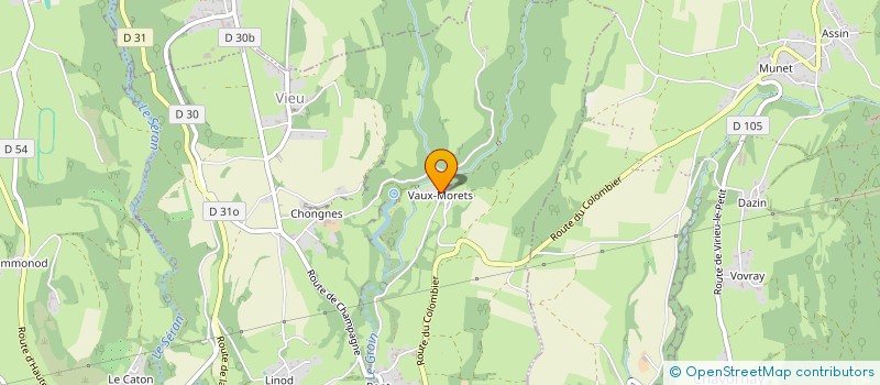 localisation de l'entreprise MONSIEUR GERARD DUC  VALROMEY-SUR-SERAN