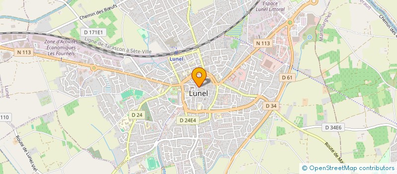 localisation de l'entreprise MONSIEUR GERARD DUCHESNE  LUNEL