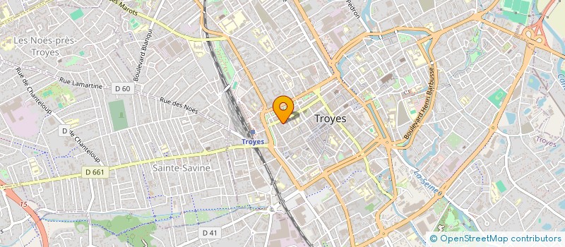 localisation de l'entreprise MONSIEUR GERARD DUCRET à TROYES