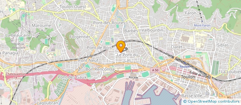 localisation de l'entreprise MONSIEUR GERARD DUCROCQ à TOULON