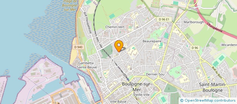 localisation de l'entreprise MONSIEUR GERARD DUFLOS à BOULOGNE-SUR-MER