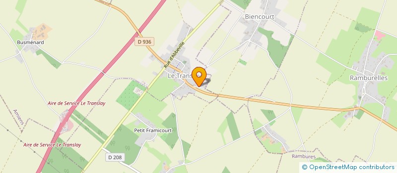 localisation de l'entreprise MONSIEUR GERARD DUFOSSE  LE TRANSLAY