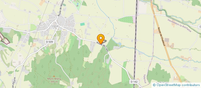 localisation de l'entreprise MONSIEUR GERARD DUFOUR  UPIE