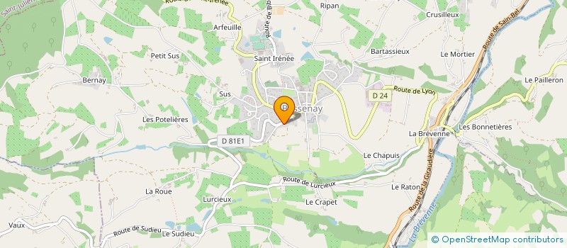 localisation de l'entreprise MONSIEUR GERARD DUMAS  BESSENAY