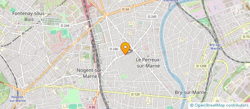 localisation de l'entreprise MONSIEUR GERARD DUMON à LE PERREUX-SUR-MARNE