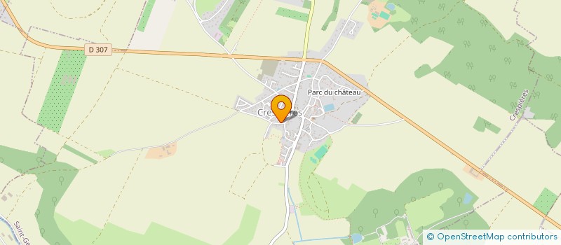 localisation de l'entreprise MONSIEUR GERARD DUMOUTIER  CRESPIERES