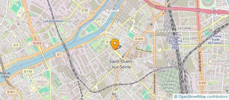 localisation de l'entreprise MONSIEUR GERARD DUMUIS à SAINT-OUEN-SUR-SEINE