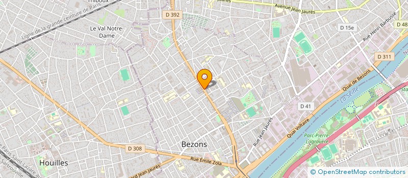 localisation de l'entreprise MONSIEUR GERARD DUNSLAEGER à BEZONS